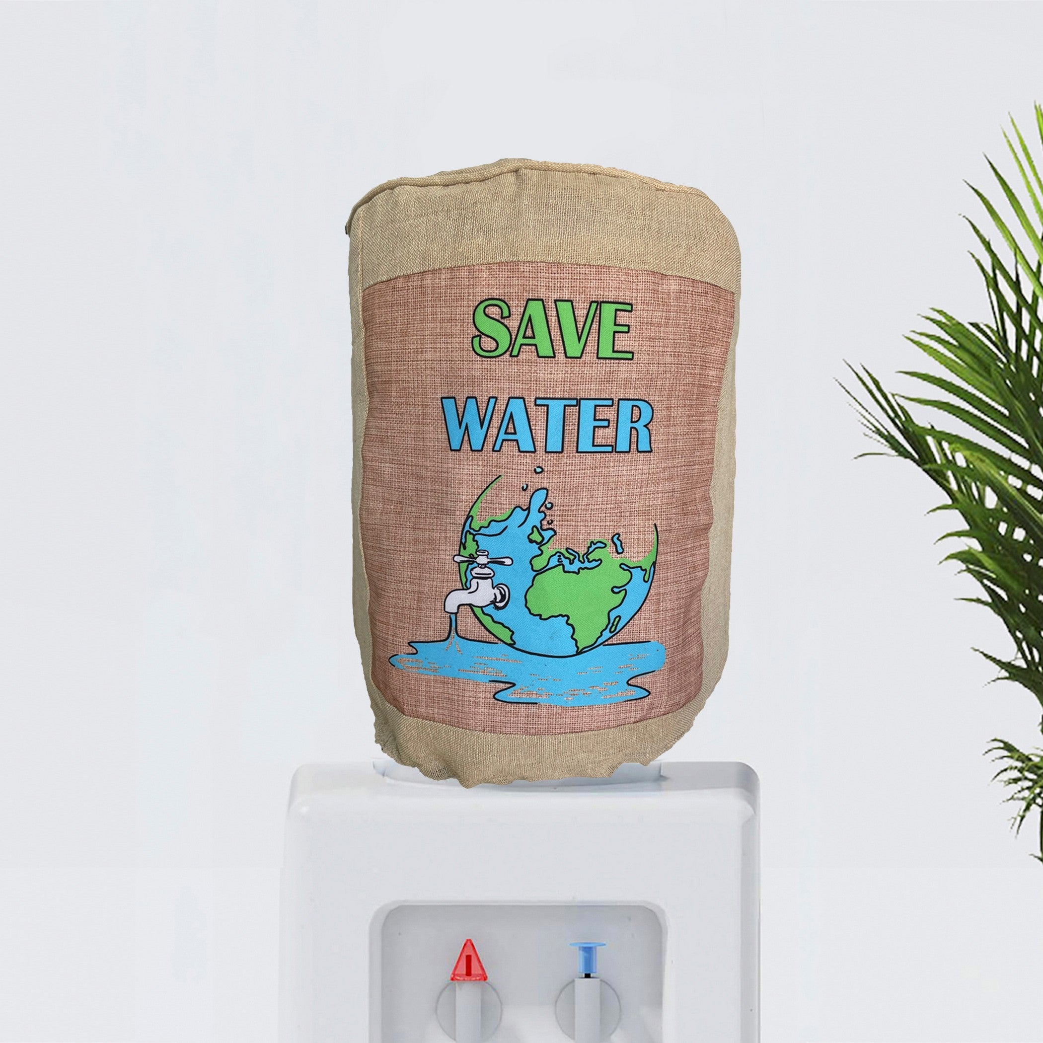 Save Water Eco-Friendly Water Dispenser Bottle Cover - Reusable Fabric Dust Protector
