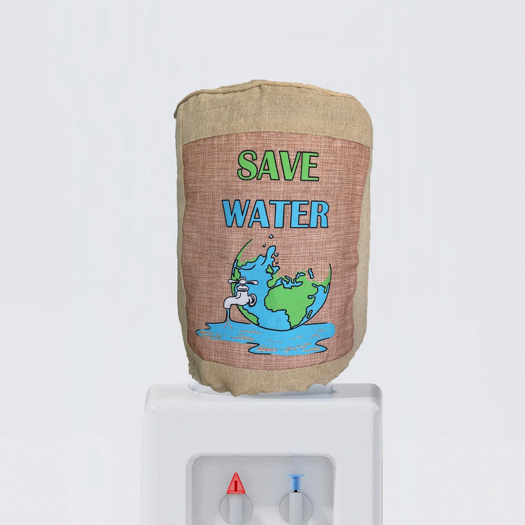 Save Water Eco-Friendly Water Dispenser Bottle Cover - Reusable Fabric Dust Protector