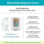 Save Water Eco-Friendly Water Dispenser Bottle Cover - Reusable Fabric Dust Protector