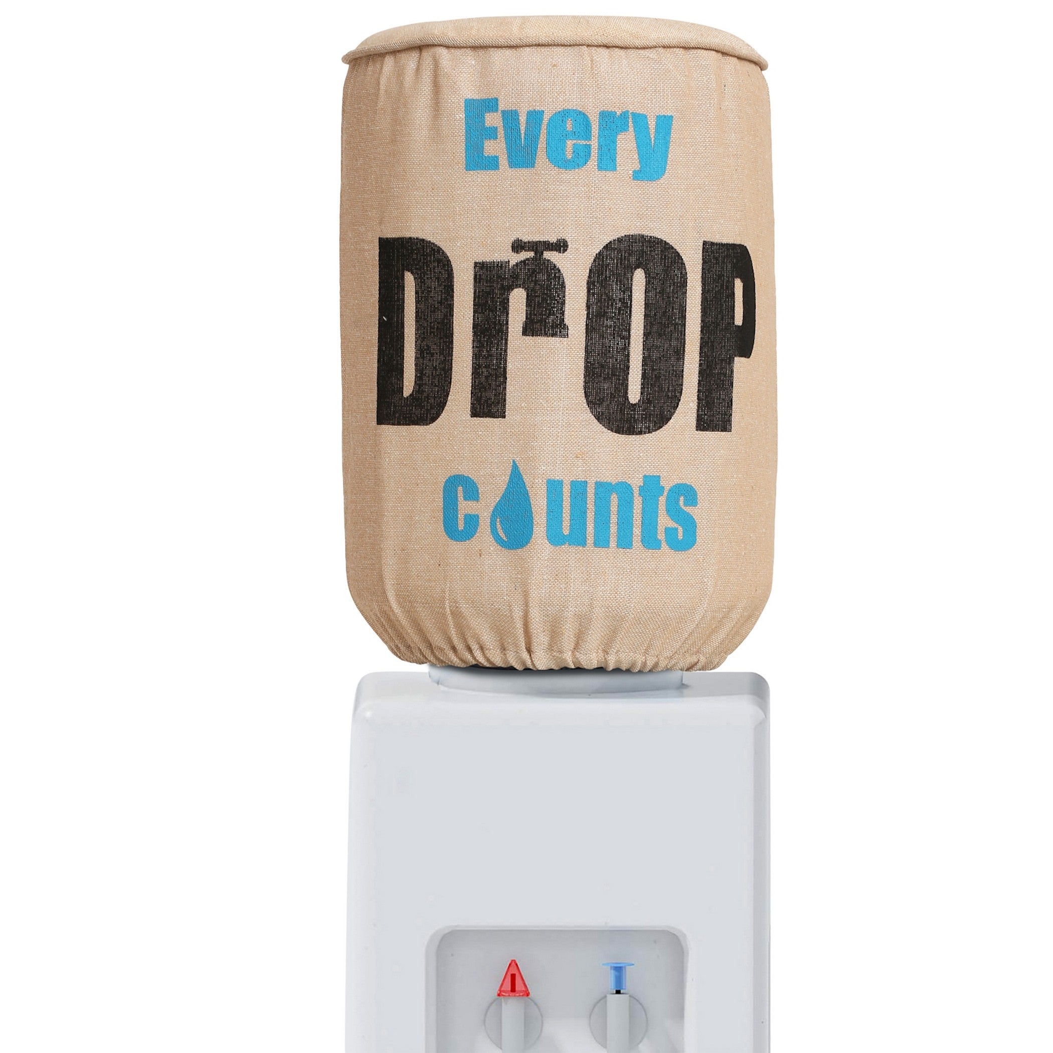 Every Drop Counts 20 Litre Water Dispenser Bottle Cover - Reusable Fabric Dust Protector
