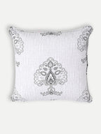 Ethnic Printed Beige Large Cushion Covers - Set of 2