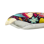 Swayam Multicolour Animal Printed Cushion Covers Set of 3 (16x16 Inches)