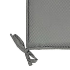 Premium Soft Grey Chair Pads – Pack of 6, Comfortable Cushions with Tie–Ups for Dining & Study Chairs