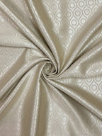 Solid Beige Door Curtain – 7.5 ft | Eyelet Style | Soft Neutral Elegance