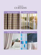 Solid Beige Door Curtain – 7.5 ft | Eyelet Style | Soft Neutral Elegance