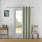 Jacquard Damask Mint Green Door Curtains