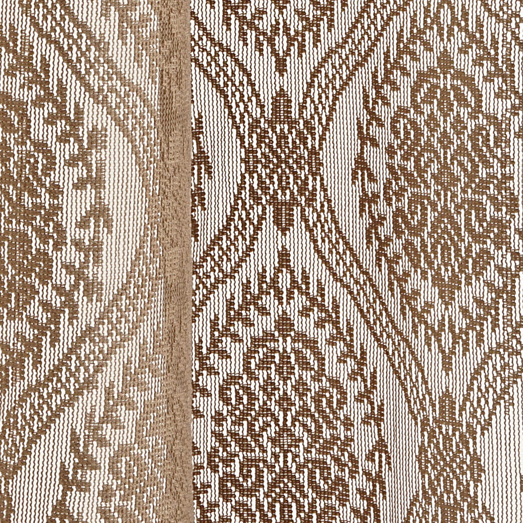 Beige Grace Sheer Lace Window Curtain