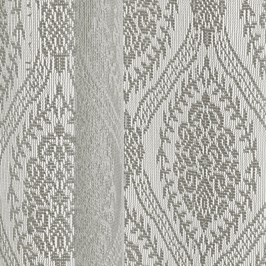 Silver Mist Sheer Lace Door Curtain