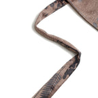 Premium Jacquard Botanical Fern Brown Door Curtain