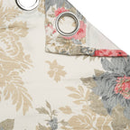Premium Floral Beige Jacquard Door Curtain