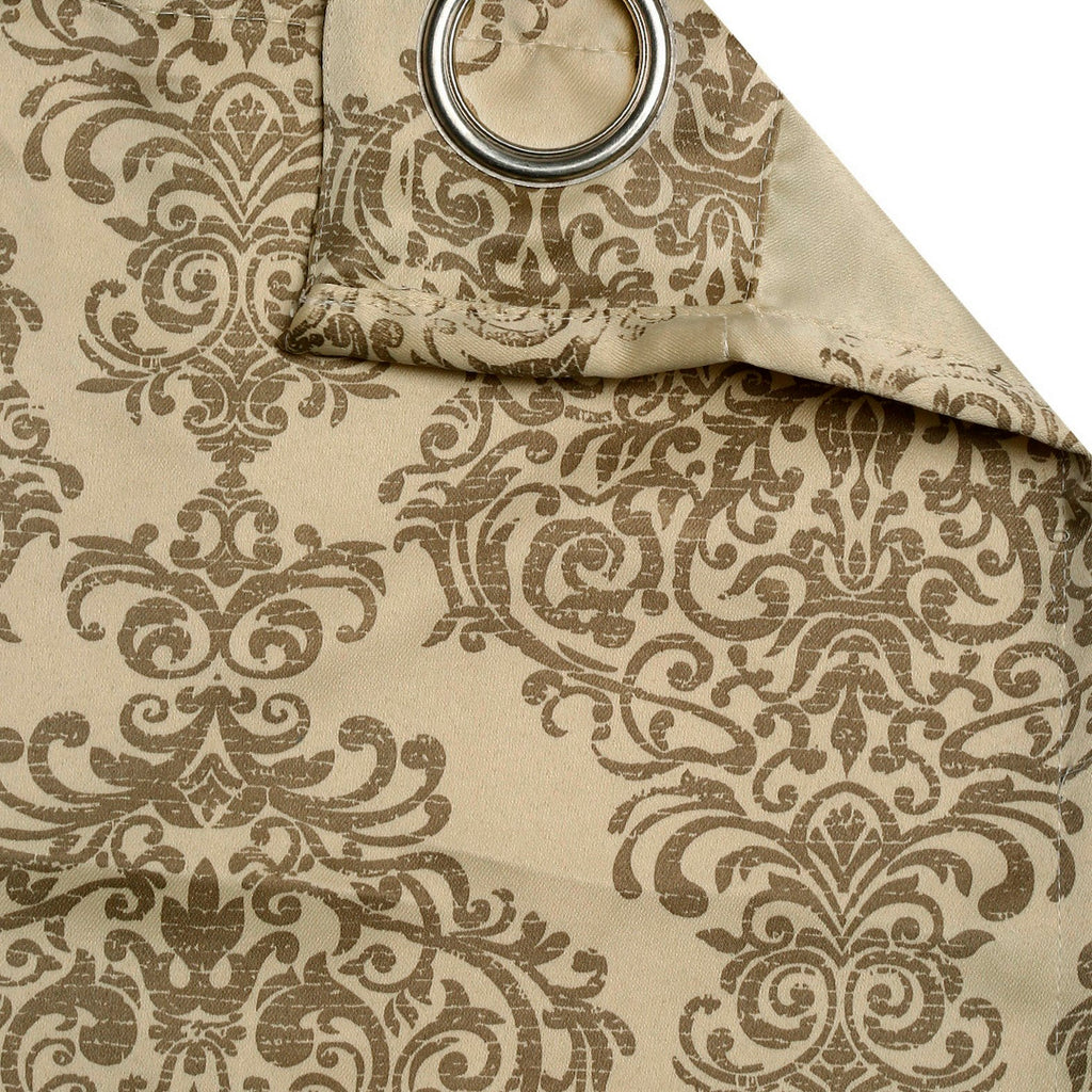 Premium Beige Printed Door Curtains