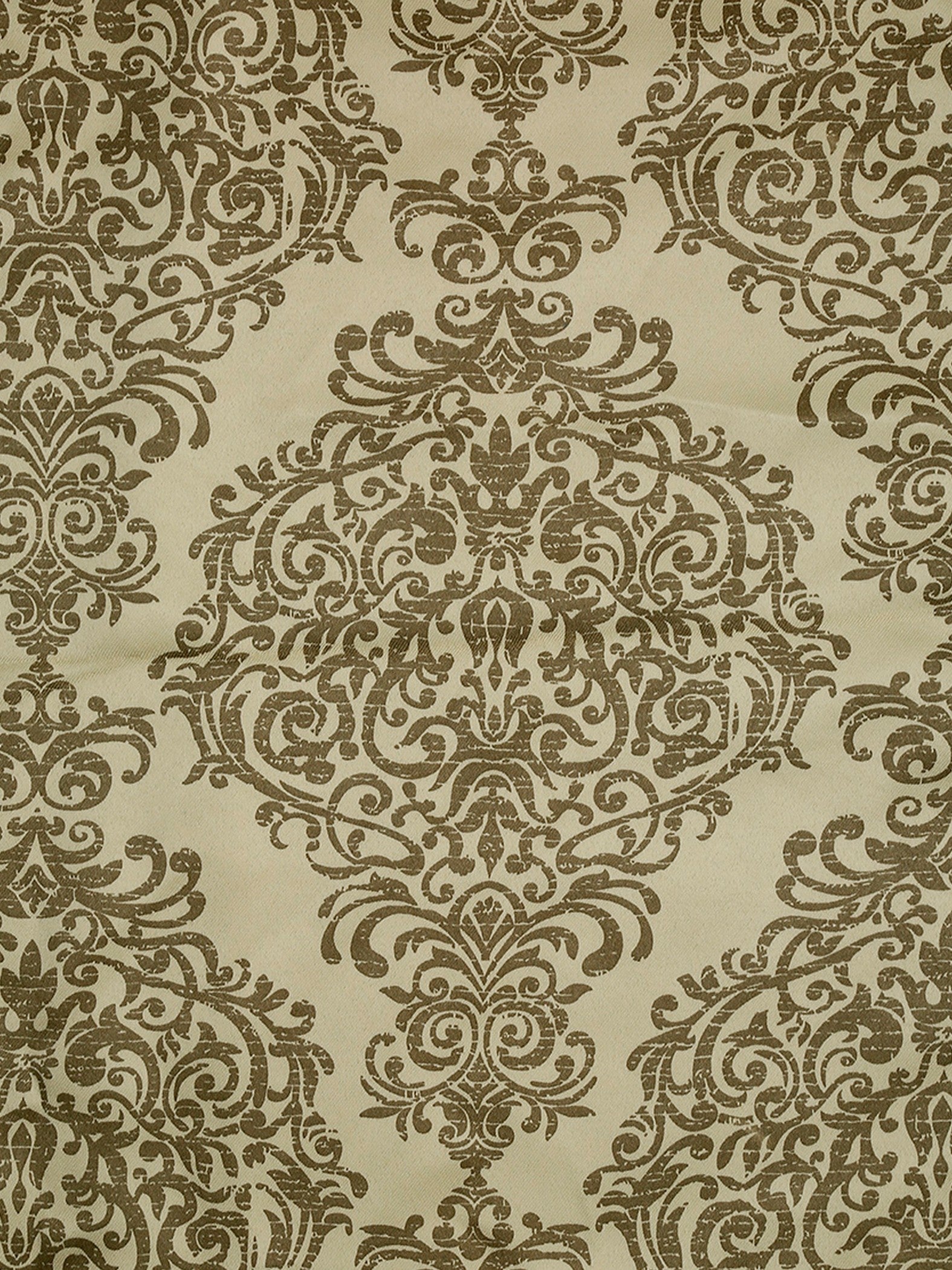 Premium Beige Printed Door Curtains – Set of 2