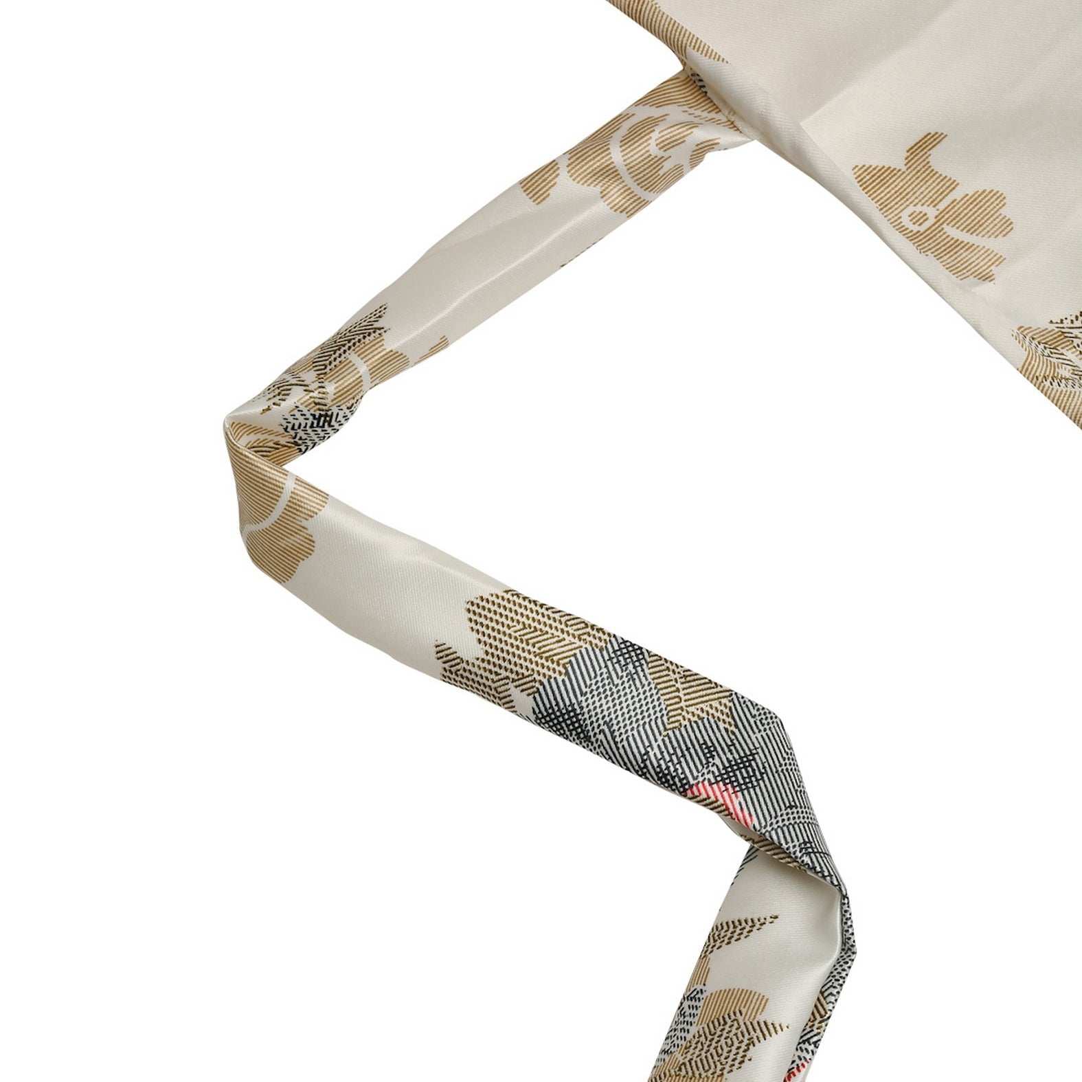 Premium Floral Beige Jacquard Long Door Curtain