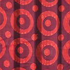 Premium Geometric Red Jacquard Long Door Curtain