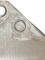 Solid Beige Window Curtain – 5 ft | Eyelet Style | Soft Neutral Elegance