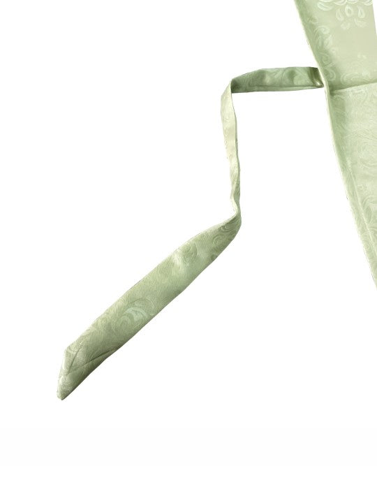 Jacquard Damask Mint Green Window Curtains