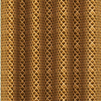 Velvet Geometric Brown Window Curtains – Set of 2