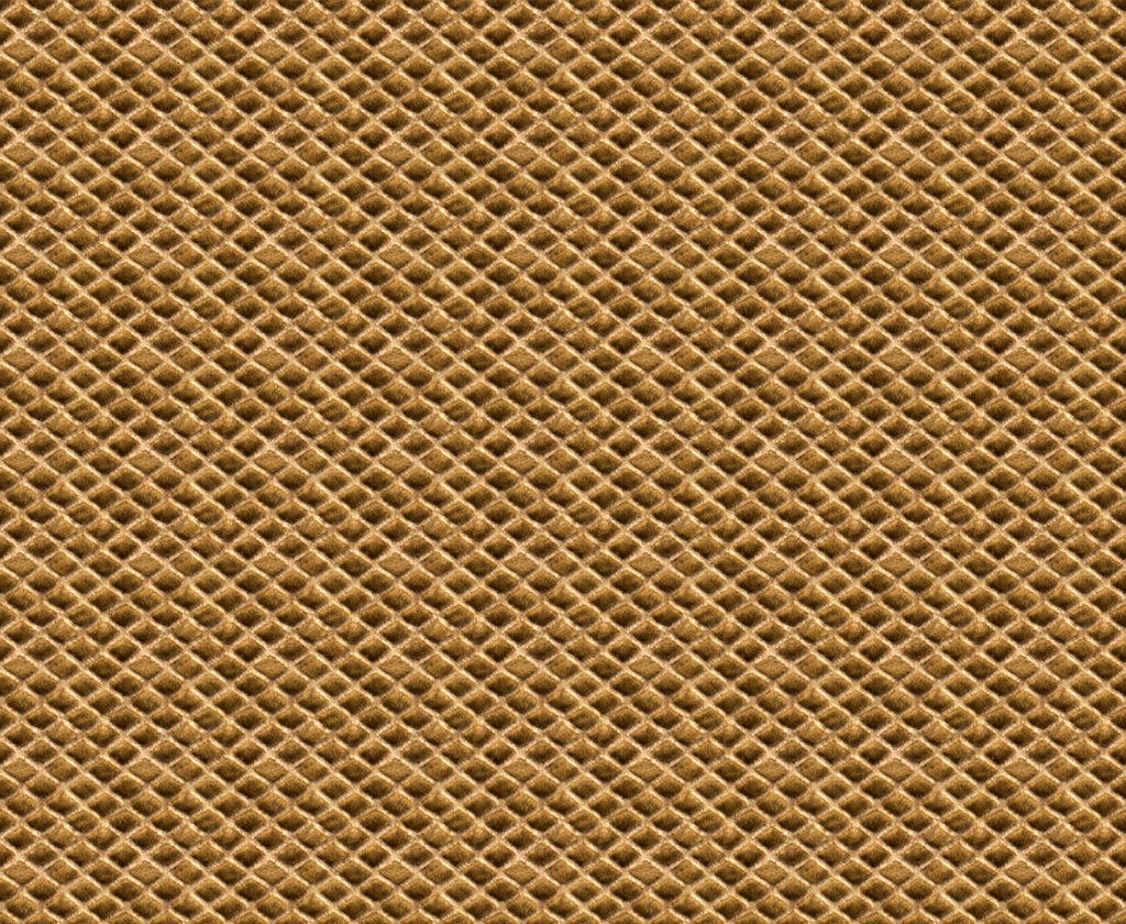 Velvet Geometric Brown Window Curtains – Set of 2