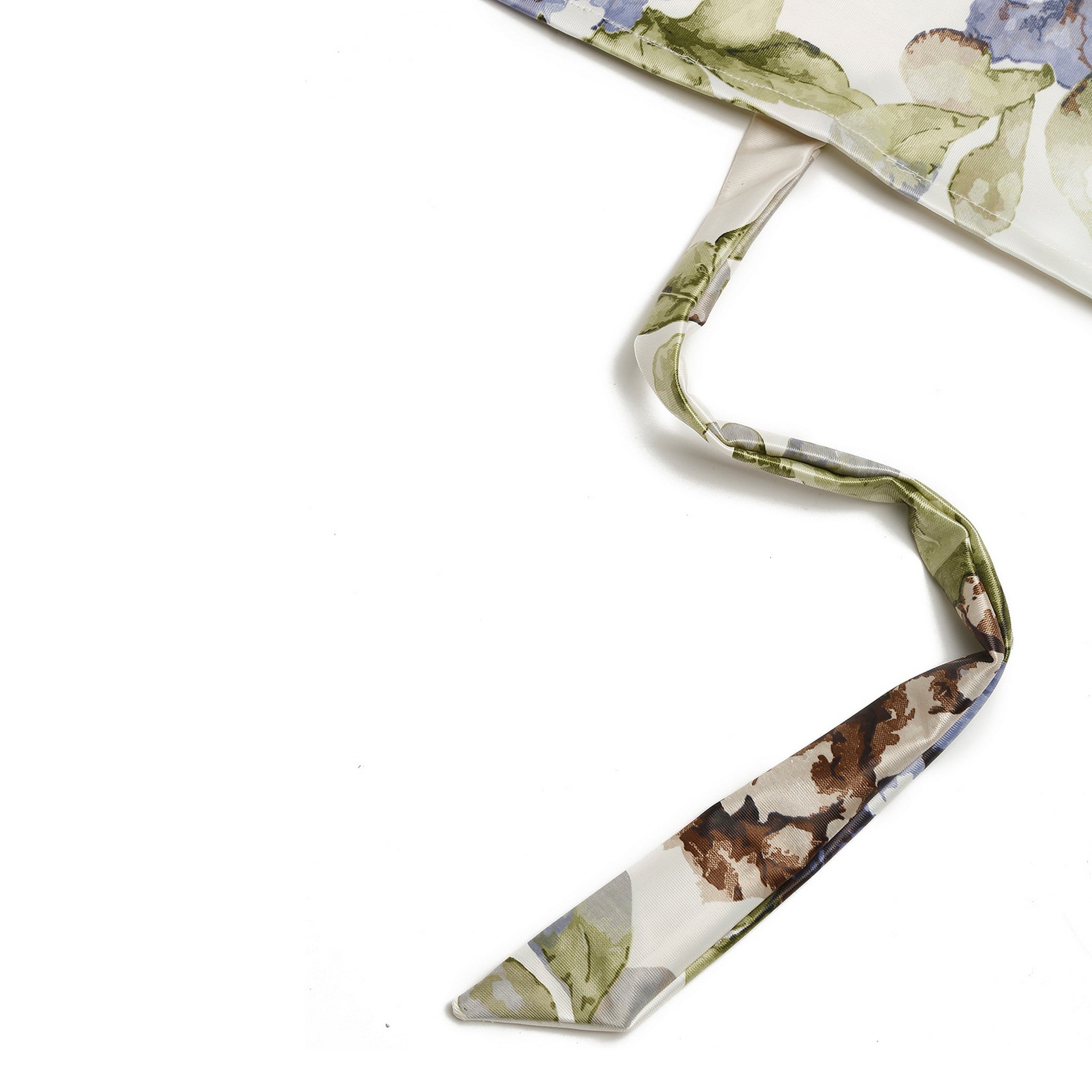 Botanical Bloom Floral Curtains – Lilac & Olive Green, Set of 2