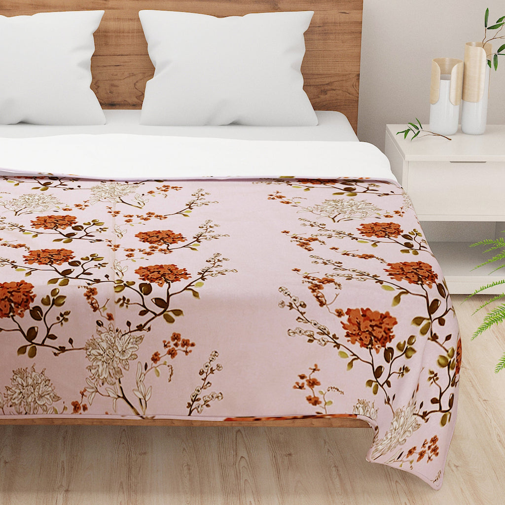 Soft Pure cotton Floral Pink Double Winter Quilt