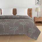 Artistic Cotton Abstract Blue Single AC Quilt