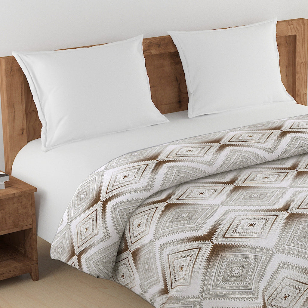 Elegant Pure cotton Motif Blue Double Winter Quilt
