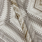 Elegant Pure cotton Motif Brown Double AC Quilt