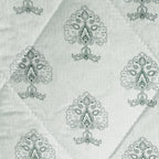 Elegant Pure cotton Motif Blue Double AC Quilt