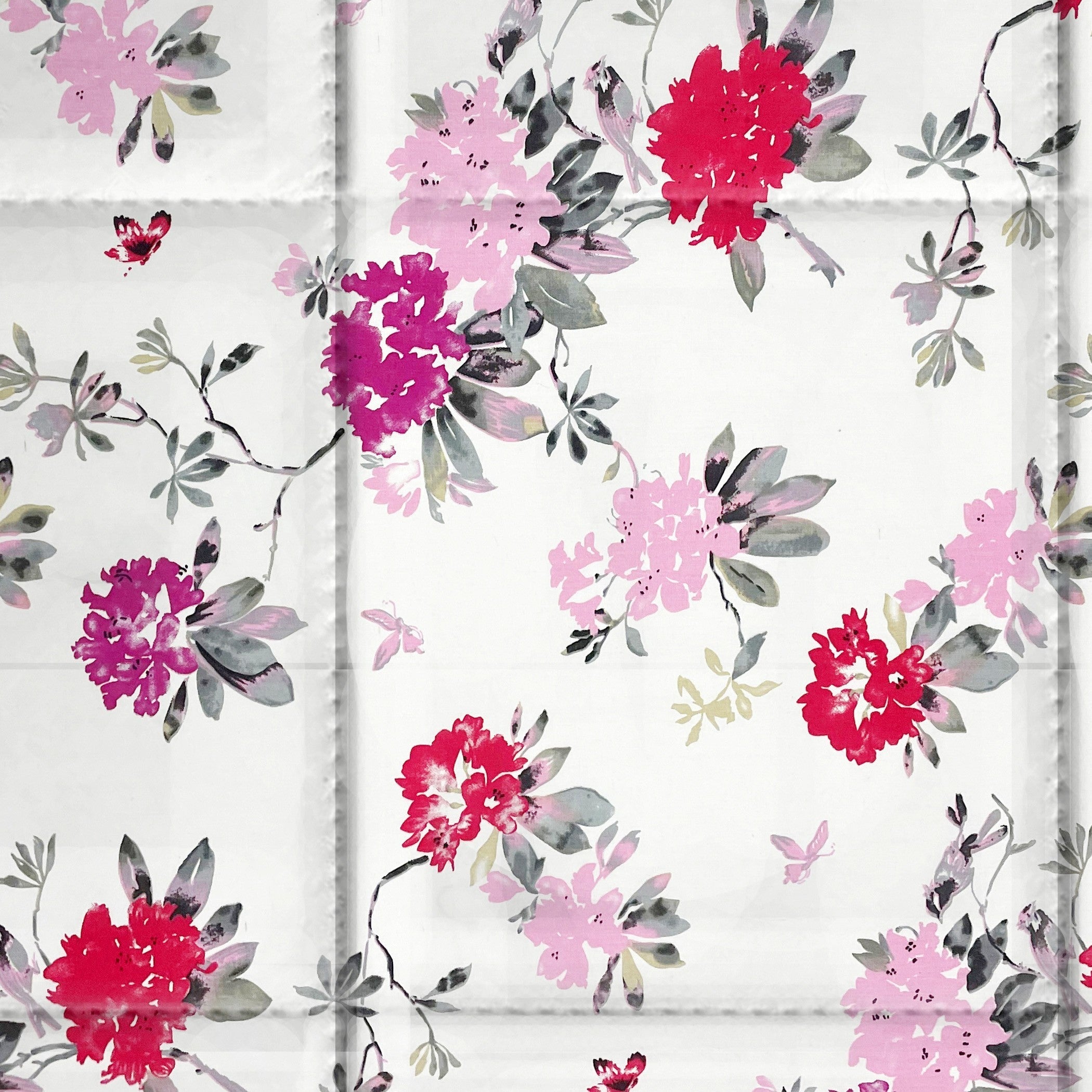 Soft Pure cotton Floral Pink Double AC Quilt