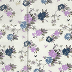 Soft Cotton Floral Blue Single Winter Quilt