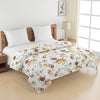 Soft Pure cotton Floral Yellow Double AC Quilt