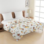 Soft Pure cotton Floral Yellow Double Winter Quilt