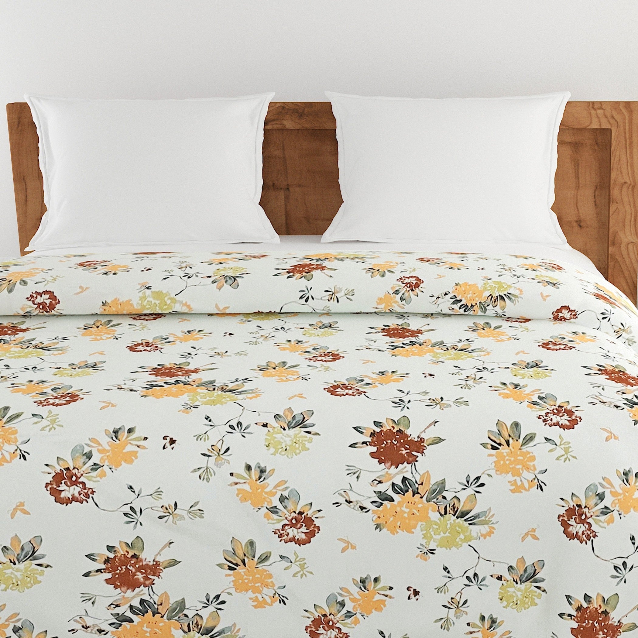 Soft Pure cotton Floral Yellow Double Winter Quilt