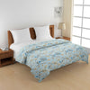 Soft Cotton Floral Blue Single AC Quilt