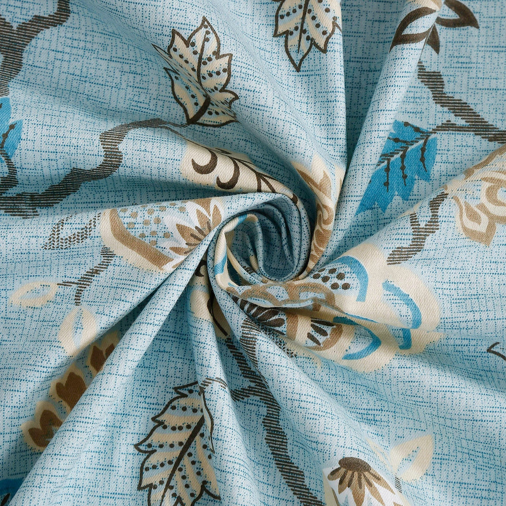 Soft Cotton Floral Blue Single AC Quilt