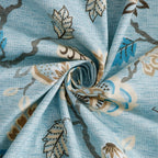 Soft Cotton Floral Blue Single Winter Quilt
