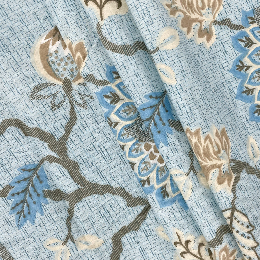 Soft Pure cotton Floral Blue Double AC Quilt