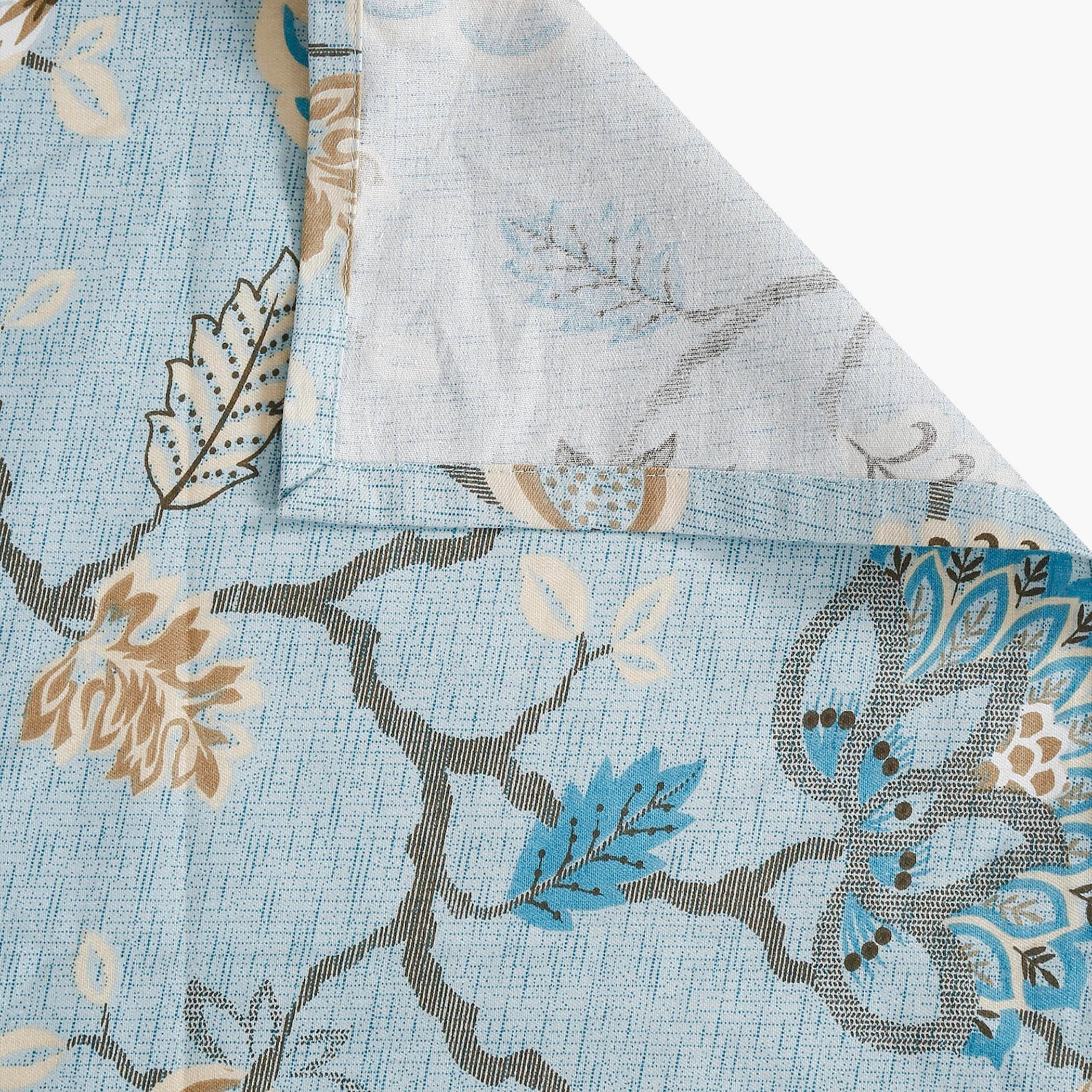 Soft Cotton Floral Blue Single AC Quilt