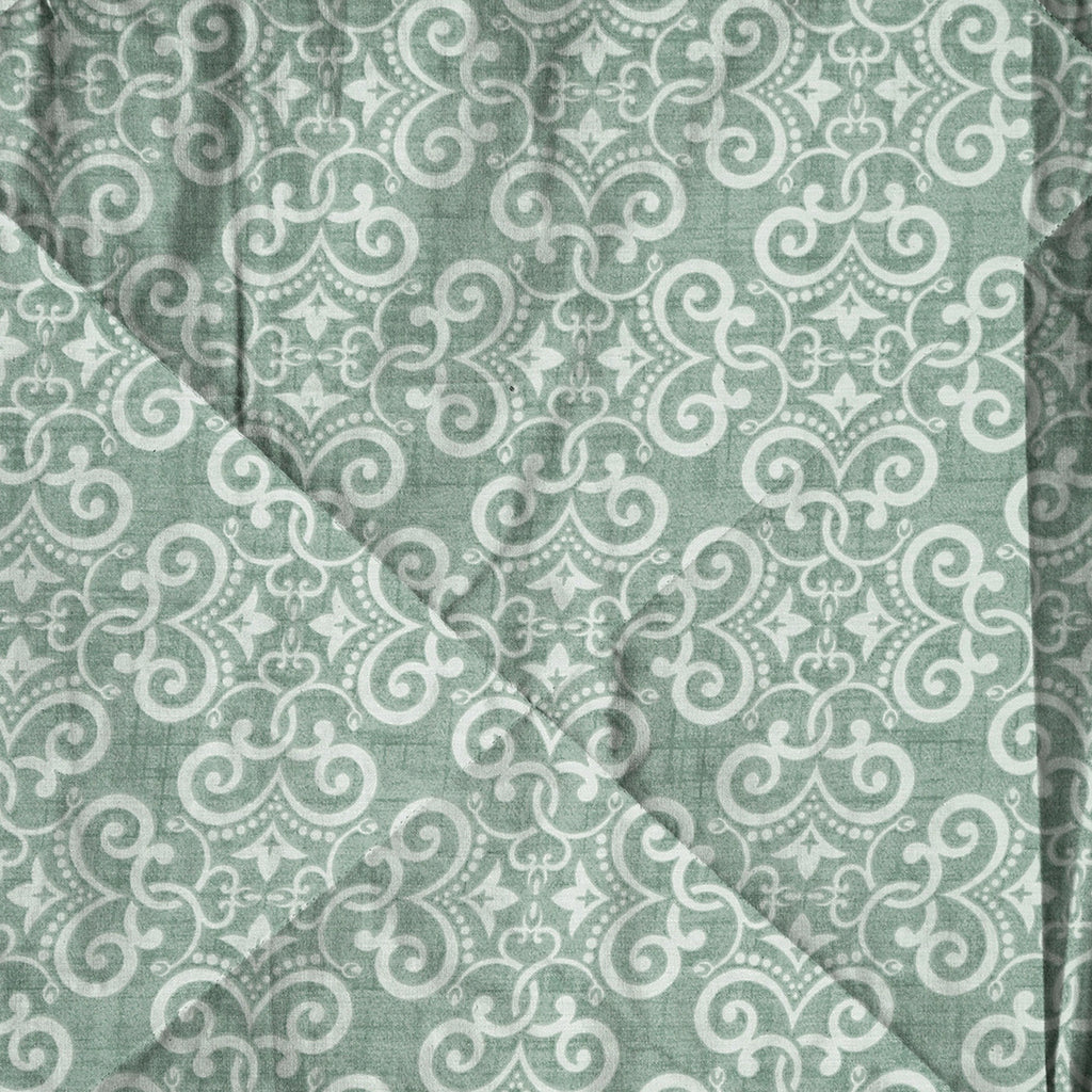 Artistic Pure cotton Abstract Green Double Winter Quilt