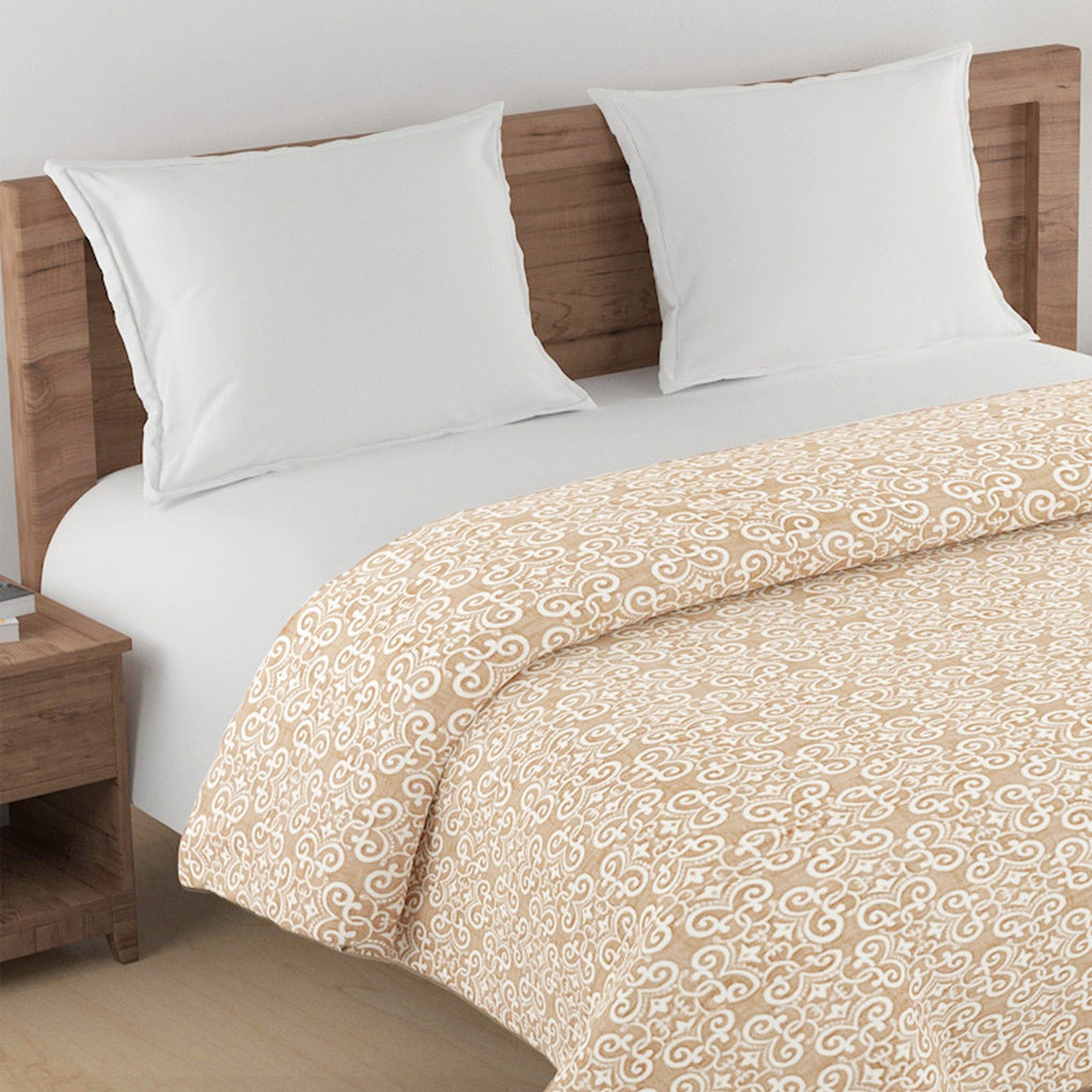 Artistic Pure cotton Abstract Beige Double Winter Quilt