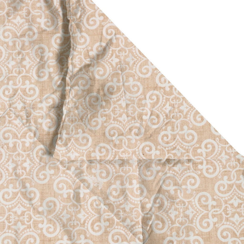 Artistic Pure cotton Abstract Beige Double AC Quilt