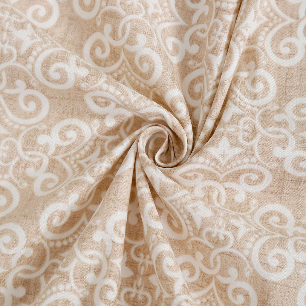 Artistic Pure cotton Abstract Beige Double AC Quilt
