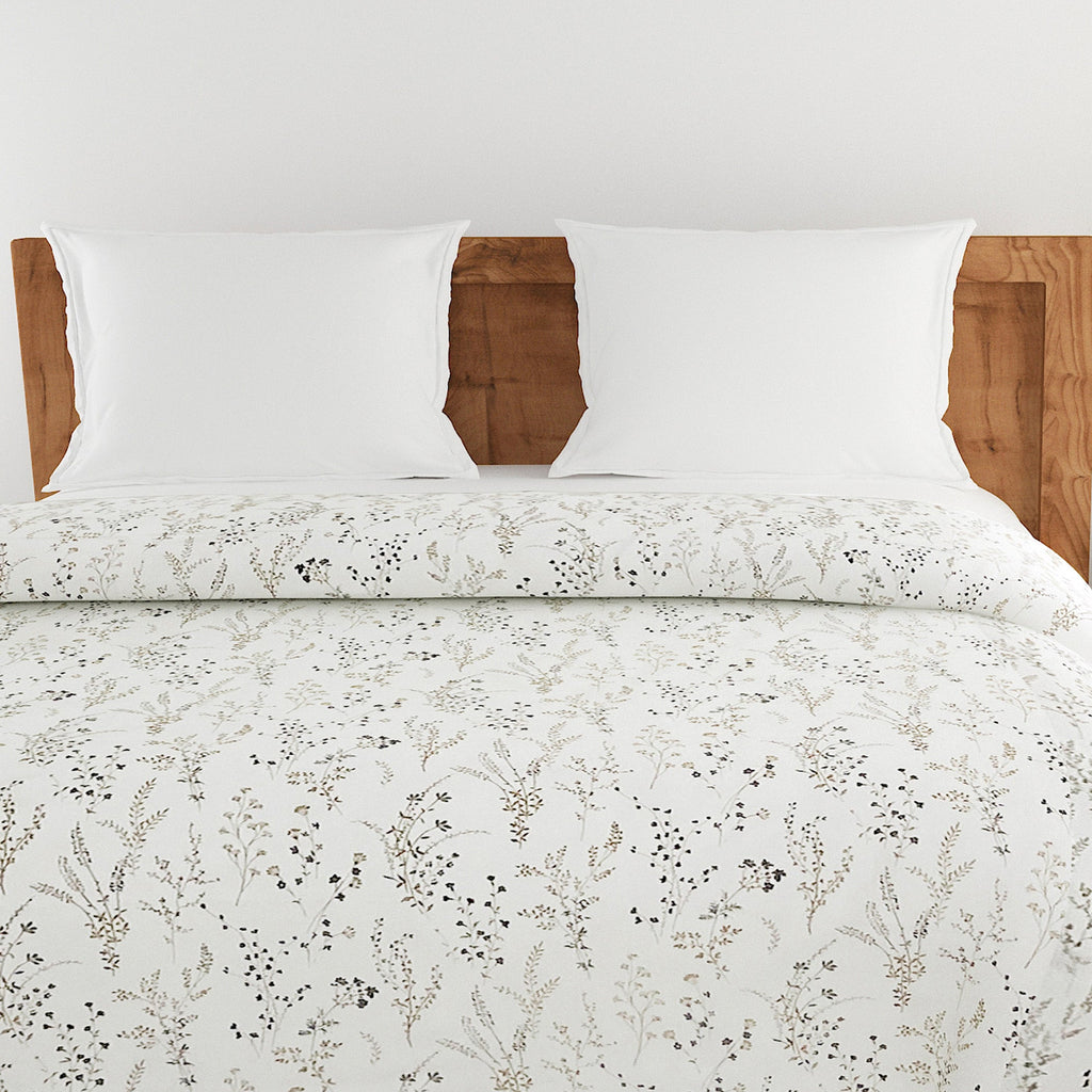 Soft Cotton Floral White/neutral Single AC Quilt