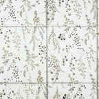 Soft Cotton Floral White/neutral Single AC Quilt