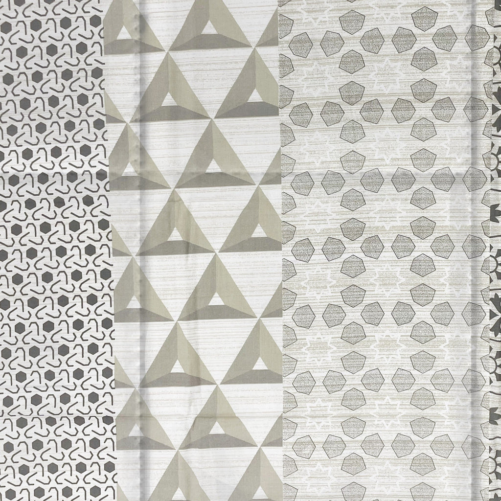 Modern Cotton Geometric Beige Single Winter Quilt