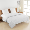 Elegant Cotton Motif Grey Single AC Quilt