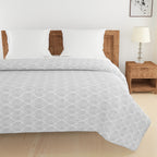Modern Pure cotton Geometric Grey Double Winter Quilt