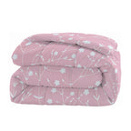 Soft Cotton Floral Pink Double AC Quilt