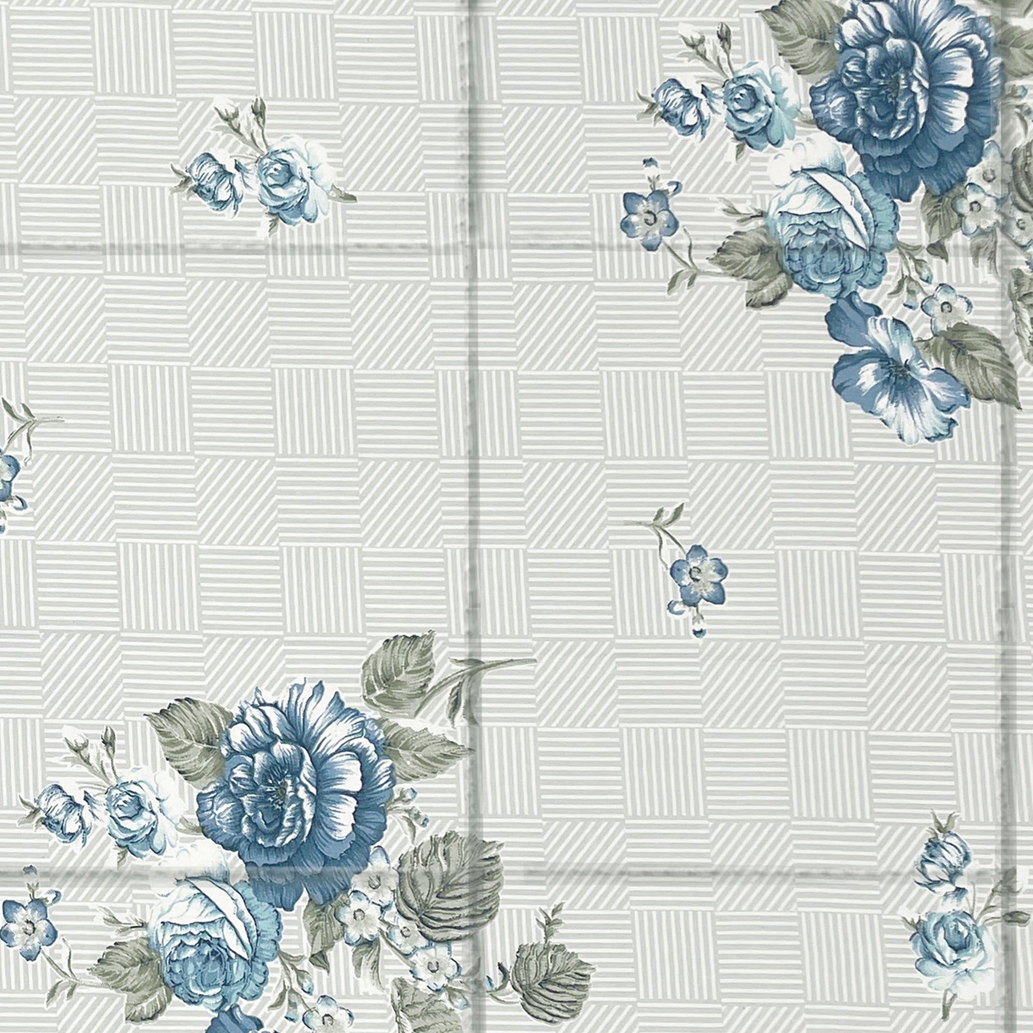 Soft Cotton Floral Grey Single Winter Quilt
