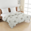 Soft Pure cotton Floral Grey Double AC Quilt